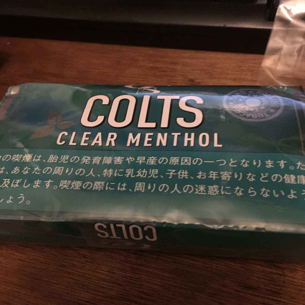 COLTS CLEAR MENTHOL